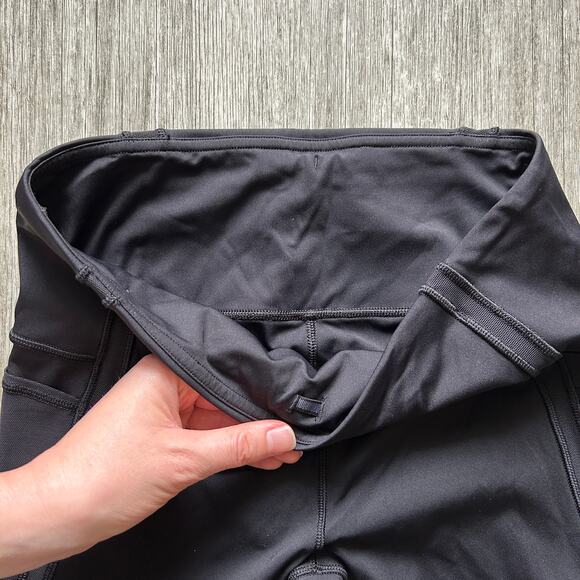 Ivivva by Lululemon Black High Rise 7/8 Length Fresh Focus Pant Leggings Size 14 - Picture 6 of 14